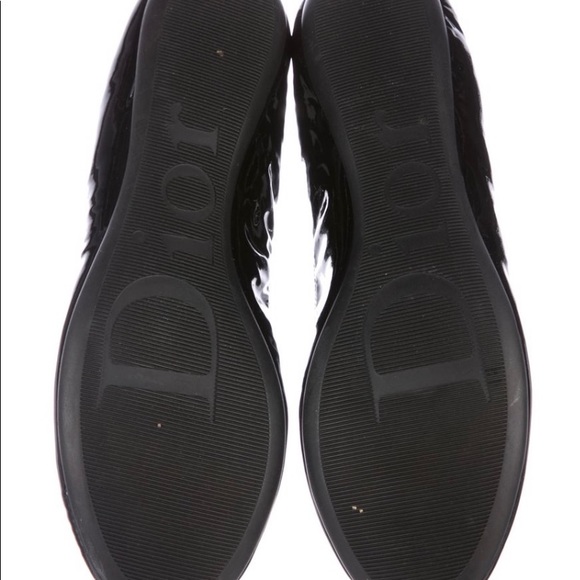 Christian Dior leather patent flats - Picture 2 of 4